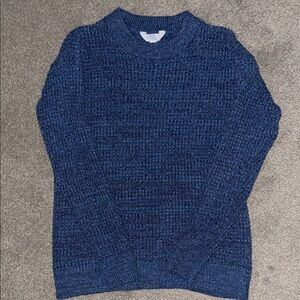 Time and Tru Women's Blue Crewneck Sweater